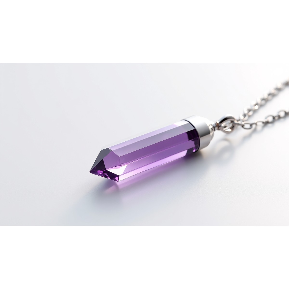 Pendentif Améthyste polie